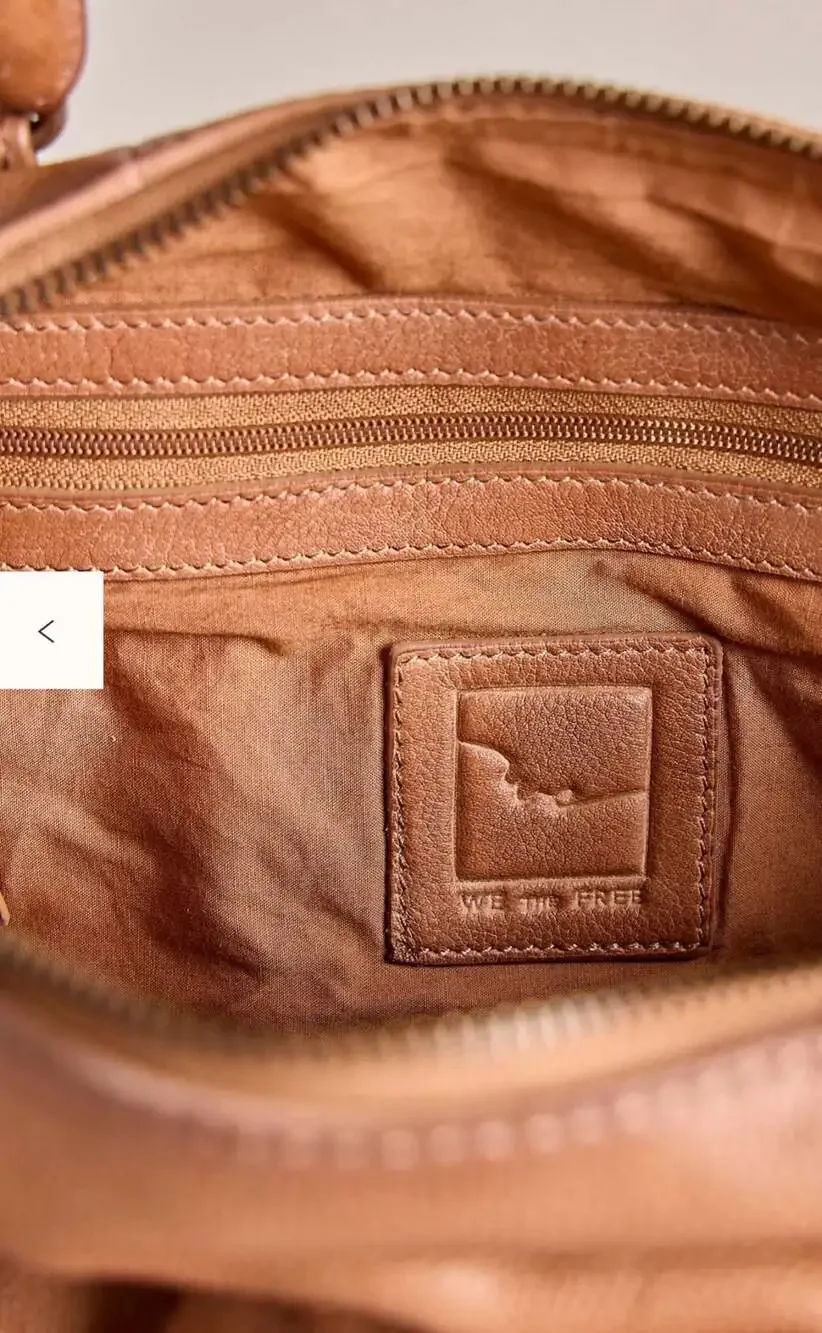 We The Free Baby Emerson Tote Bag in Saddle Leather NWT
